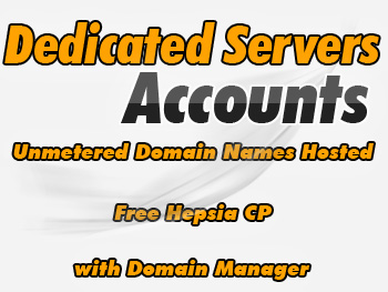 Low-priced dedicated servers hosting accounts